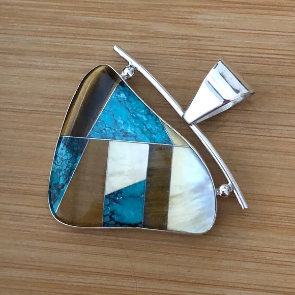 Jay King Jewelry - $94 Estate Jay King Drop Pendant  Sterling Silver  Marked DRT 925 China